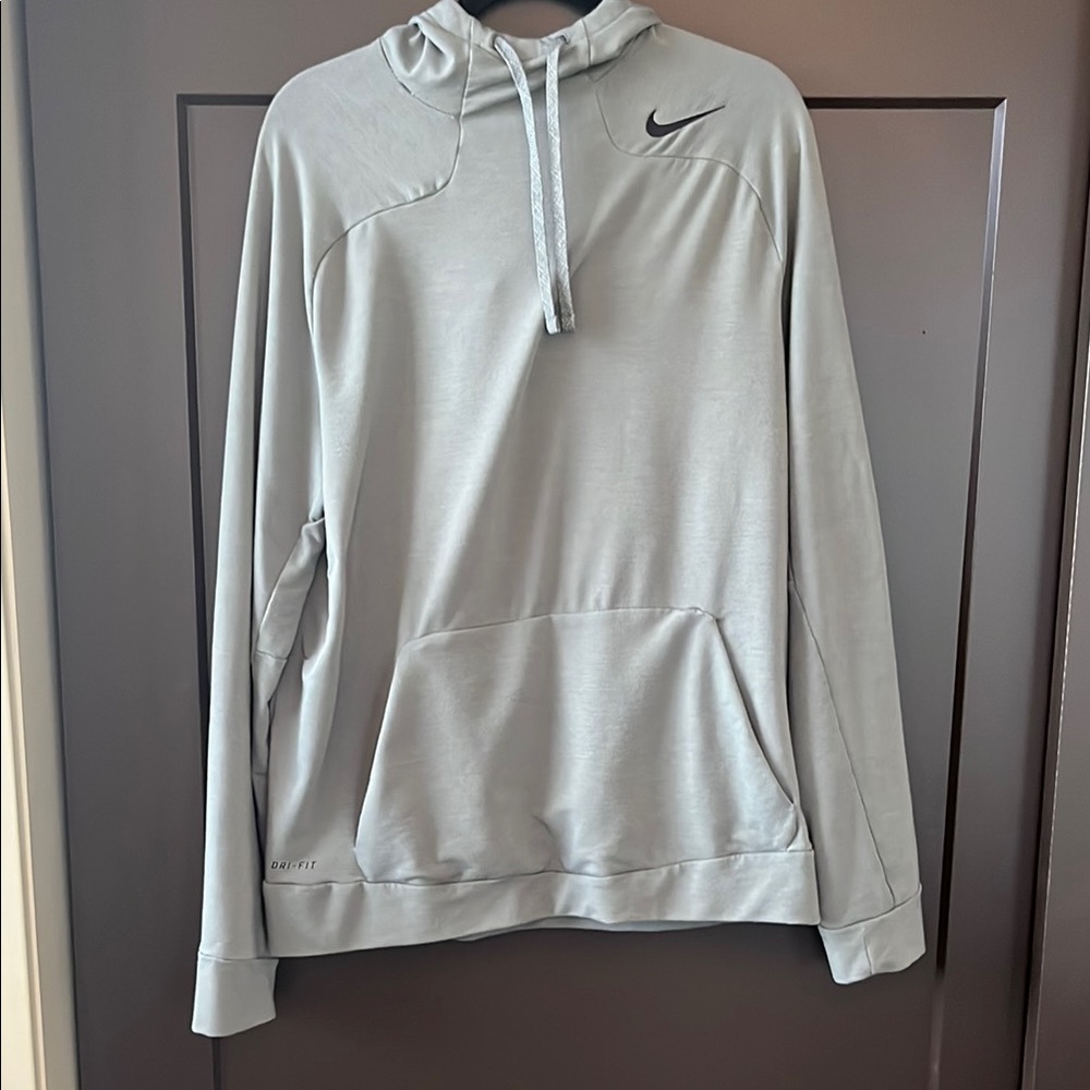 Nike Dri-Fit Gray Sweatshirt Large